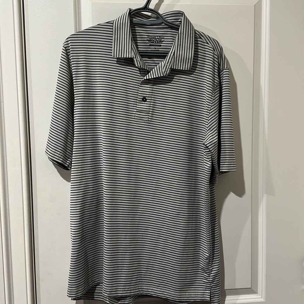 Straight Down golf polo